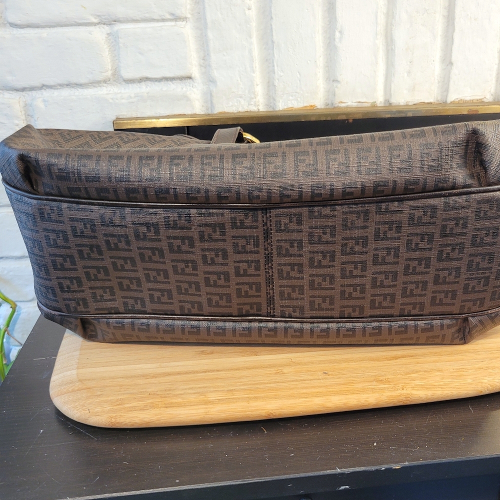 Fendi Zucchino Spalmati Coated Canvas Bag - Picture 14 of 16
